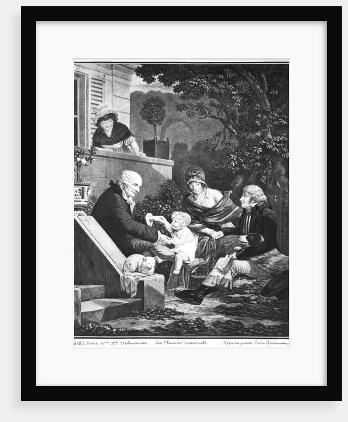 Joys of being a father, c.1797 by Philibert Louis Debucourt