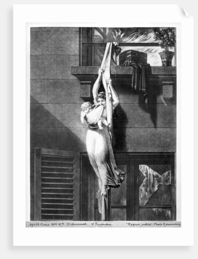 Fire by Philibert Louis Debucourt