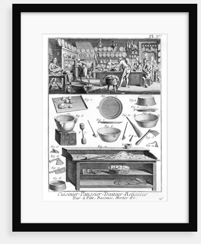 Cook, Pastrycook, Caterer, Seller of roast meat by French School