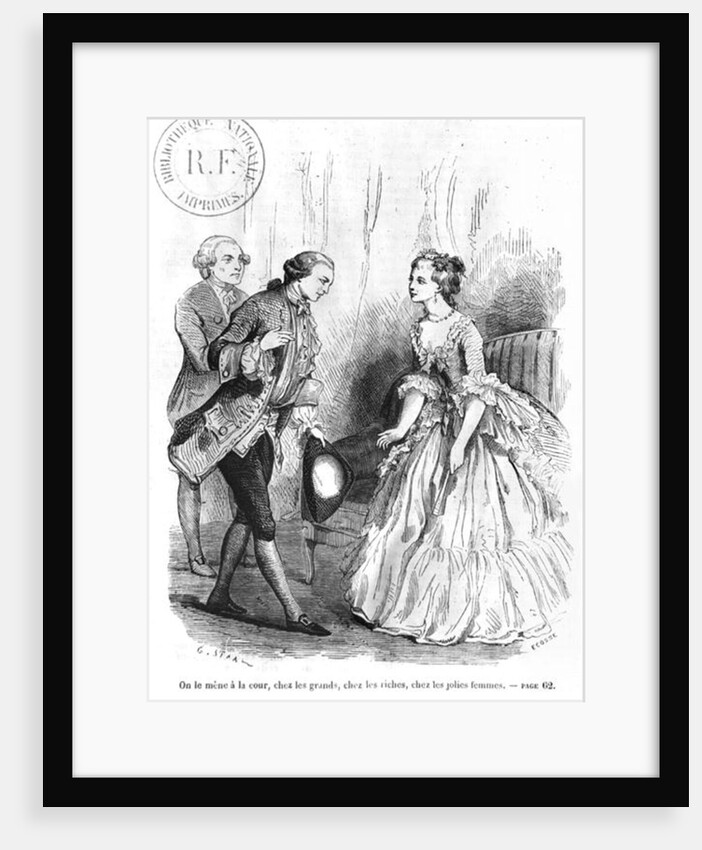 Illustration from 'L'Emile' by Jean-Jacques Rousseau published in 1851 by Pierre Gustave Eugene Staal