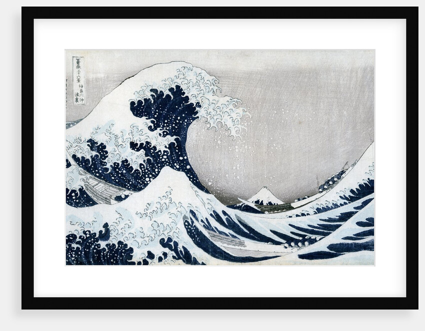 The Great Wave off Kanagawa, 1831 by Katsushika Hokusai