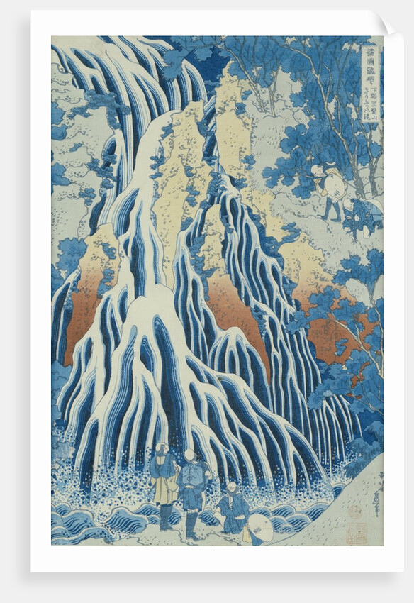 Kirifuri Fall on Kurokami Mount by Katsushika Hokusai