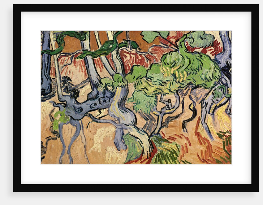 Tree roots, 1890 by Vincent van Gogh