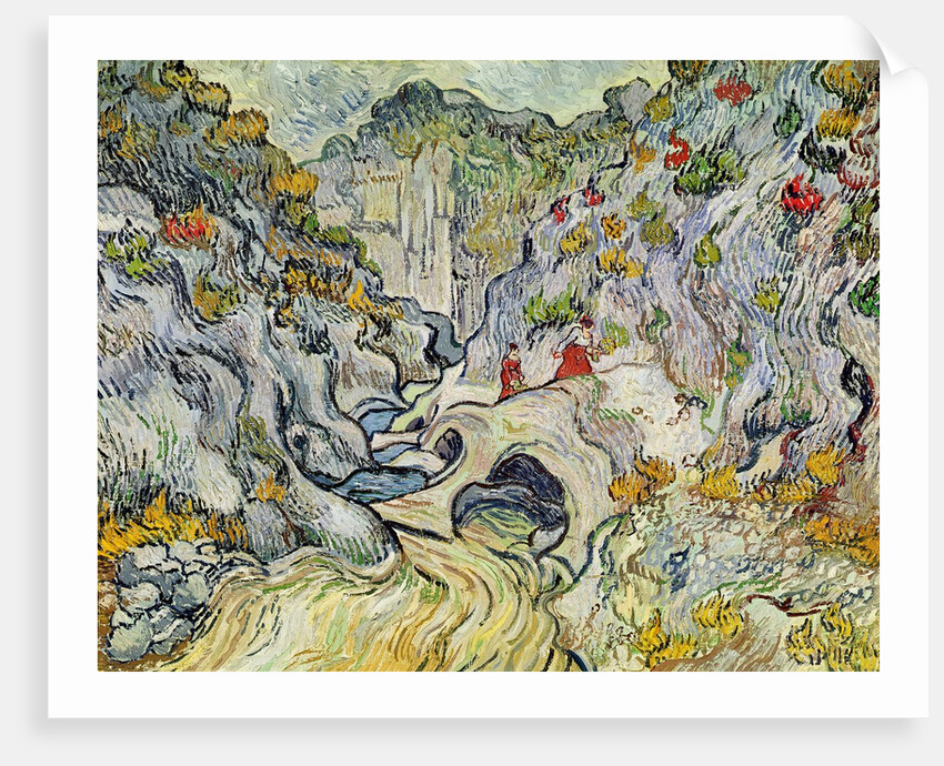 The ravine, 1889 by Vincent van Gogh