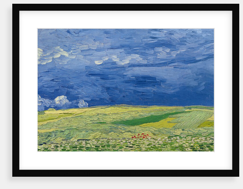 Wheatfields under thunderclouds, 1890 by Vincent van Gogh