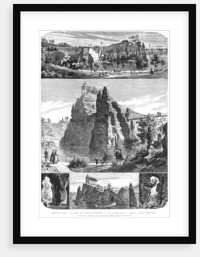 Buttes-Chaumont park, New Paris by French School