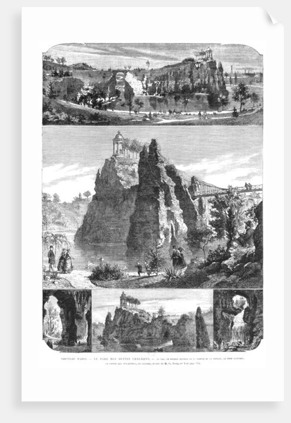 Buttes-Chaumont park, New Paris by French School