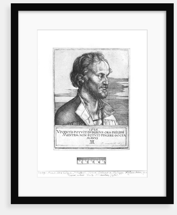 Portrait of Philipp Melanchthon, 1526 by Albrecht Dürer or Duerer