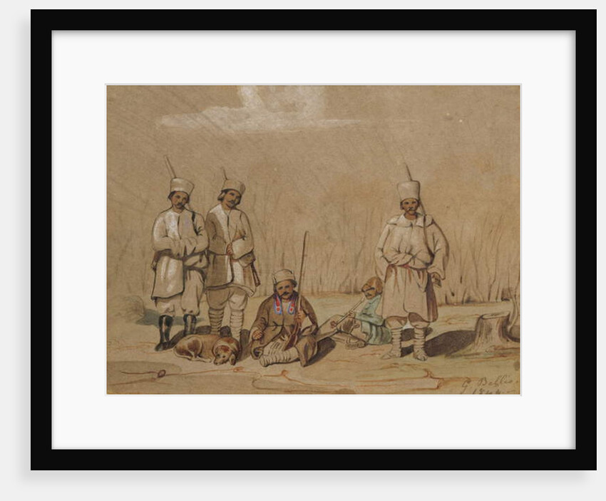 Soldiers Relaxing, 1844 by Georges de Bellio