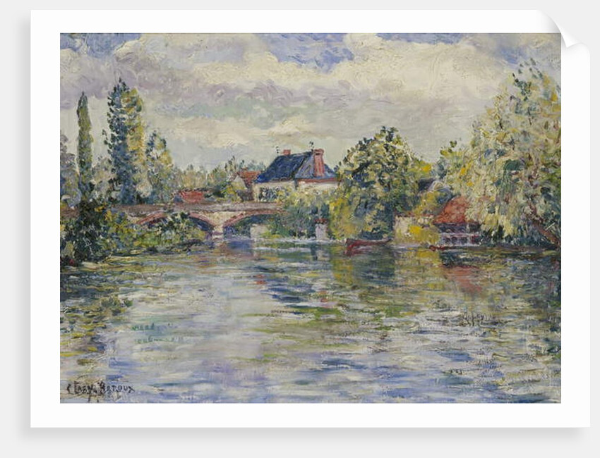 The Bridge of Garennes by Adolphe Clary Baroux