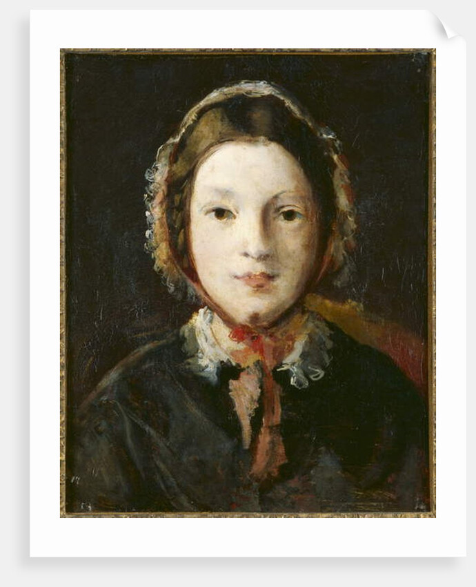 Young Woman with a Bonnet by English School