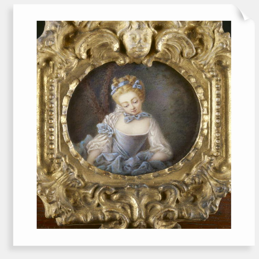 Portrait of a young woman by School French