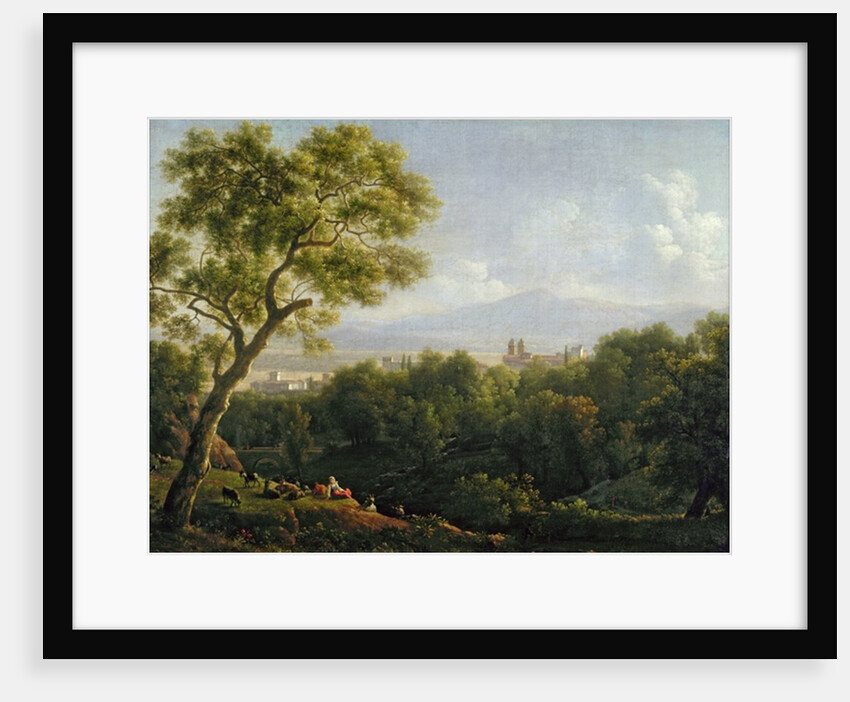 View of Frascati by Jean Joseph Xavier Bidauld