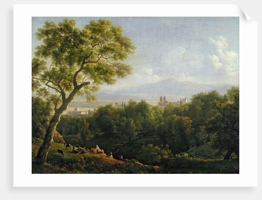 View of Frascati by Jean Joseph Xavier Bidauld