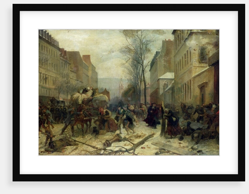 Bombardment of Paris in 1871 by Felix Philippoteaux