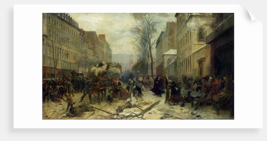 Bombardment of Paris in 1871 by Felix Philippoteaux