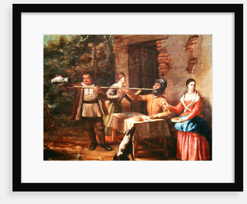 Don Quixote Drinking at an Inn by Cristobal Valero
