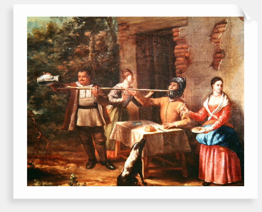 Don Quixote Drinking at an Inn by Cristobal Valero