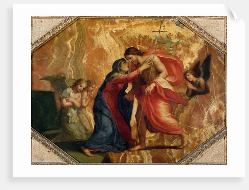 Jesus Christ Receiving the Virgin in Heaven by Jacques Stella