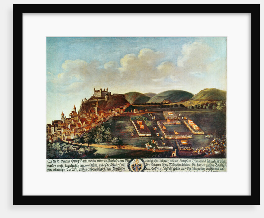 Arrival of the troops of General Georg Basta before Pressburg, 1606 by Anonymous