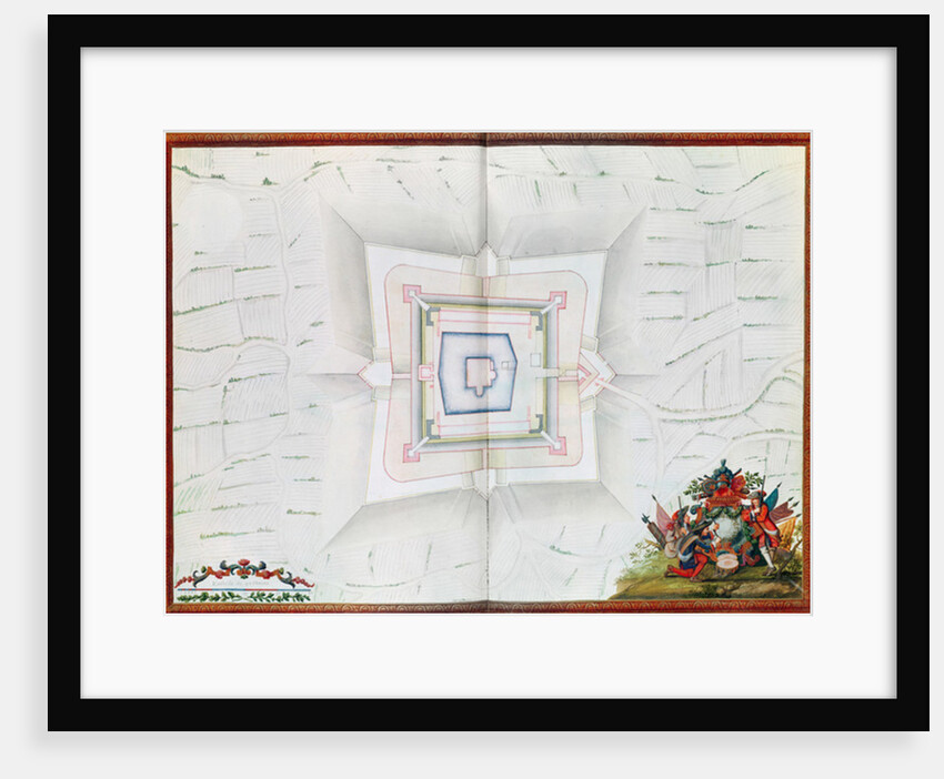 Map of Phalsbourg by French School