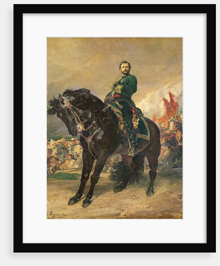 Juan Prim y Prats 8th October 1868, 1869 by Henri Alexandre Georges Regnault