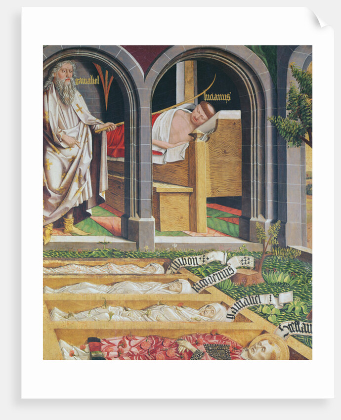 The Apparition of Gamaliel to the Priest, Lucien by Michael Pacher
