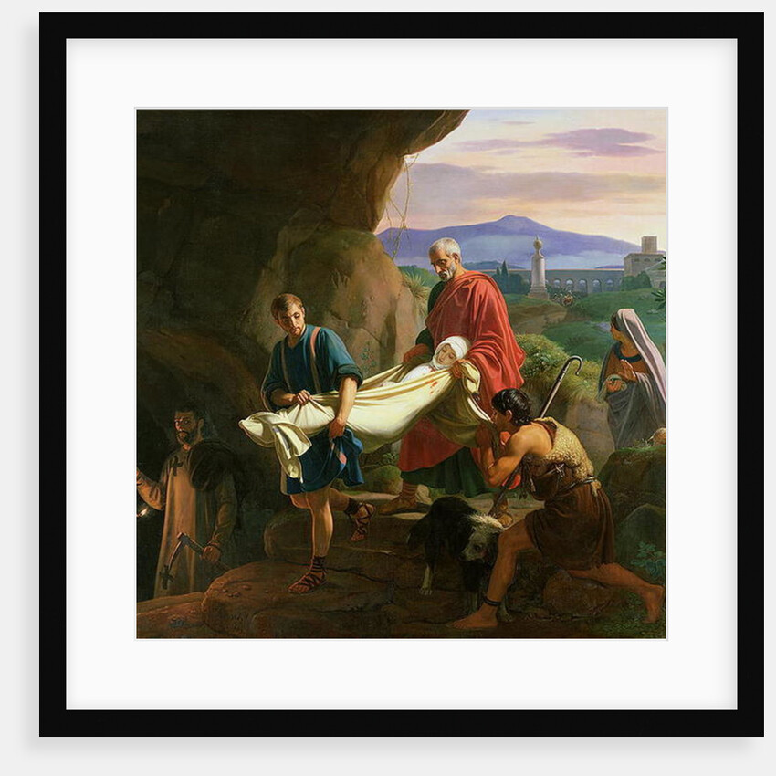 Funeral of a Young Martyr in the Catacombs of Rome, 1847 by Jean Victor Schnetz