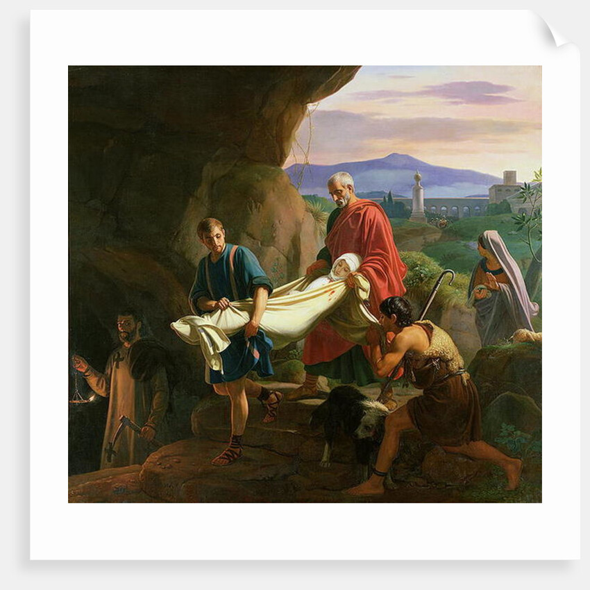 Funeral of a Young Martyr in the Catacombs of Rome, 1847 by Jean Victor Schnetz