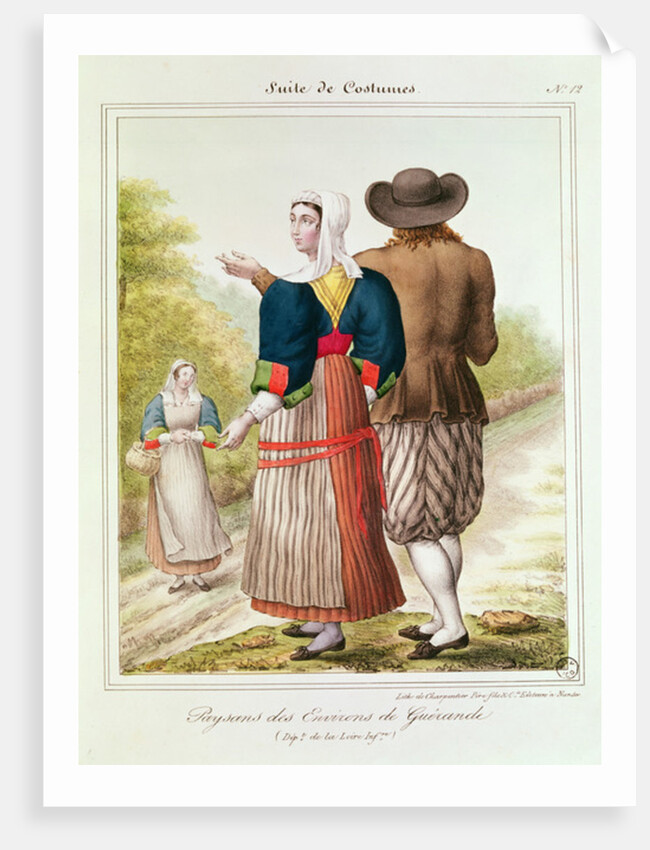 Peasants from Guerande by French School