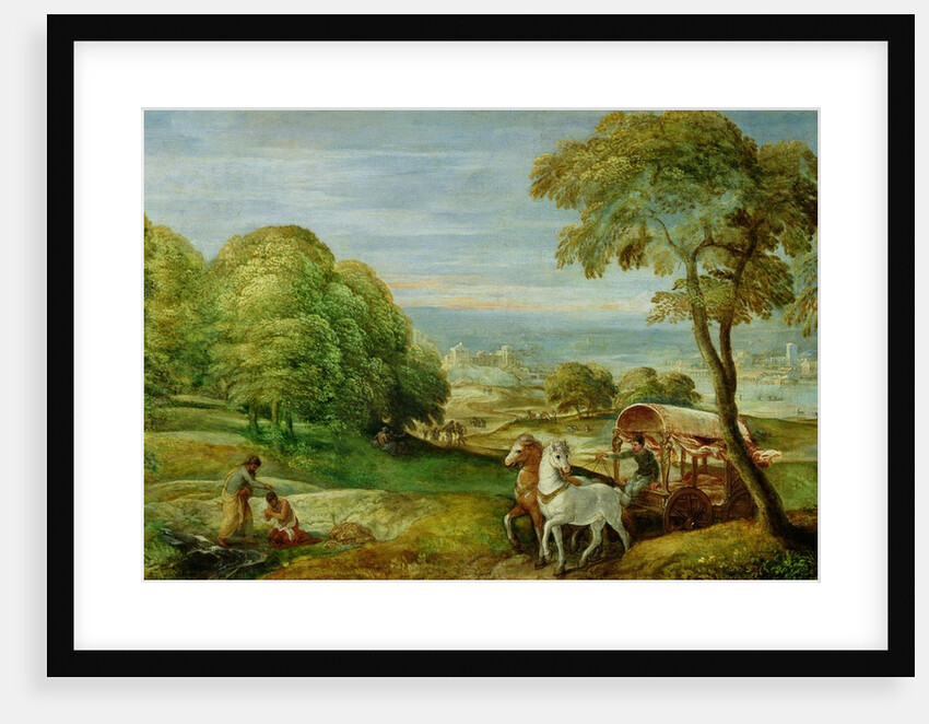 The Baptism of the Ethiopian Eunuch by St. Philip, 16th century by Lambert Sustris