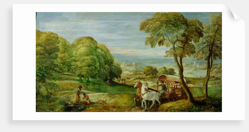 The Baptism of the Ethiopian Eunuch by St. Philip, 16th century by Lambert Sustris