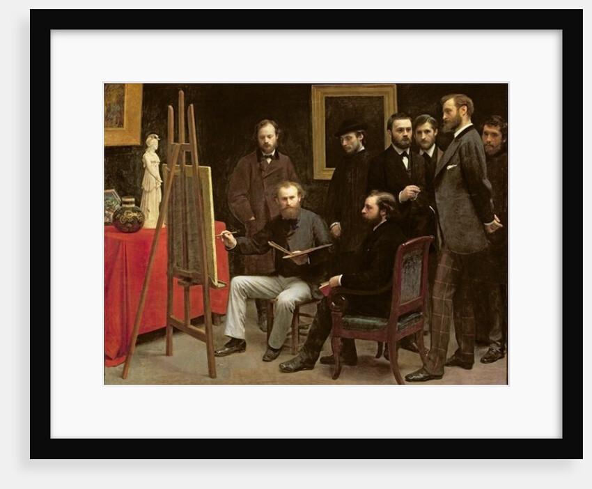 Studio at Batignolles, 1870 by Ignace Henri Jean Fantin-Latour