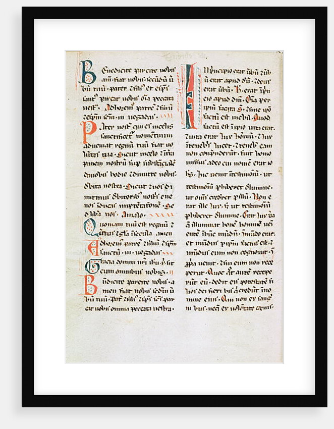Fragment from a Cathar manuscript by French School