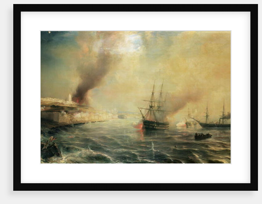 Bombardment of Sale, 26th November 1851, 1855 by Jean Antoine Theodore Gudin