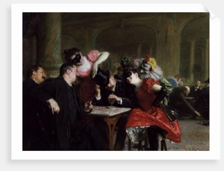 Le Carnival a l'Hotel Ferraille, 1901 by Remy Cogghe