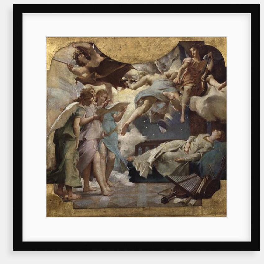 The Dream of St. Cecilia by Paul Baudry