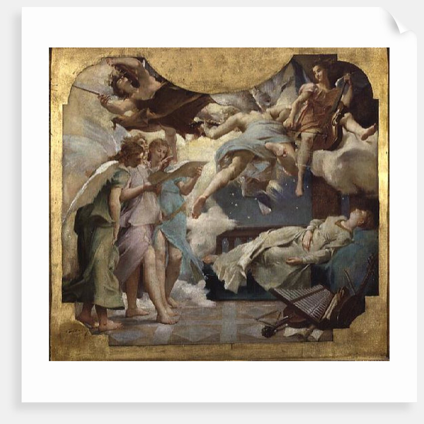The Dream of St. Cecilia by Paul Baudry