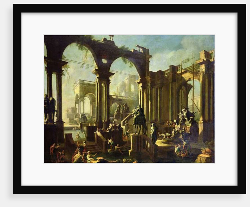 Ruins of the Baths of Caracalla by Giovanni Ghisolfi