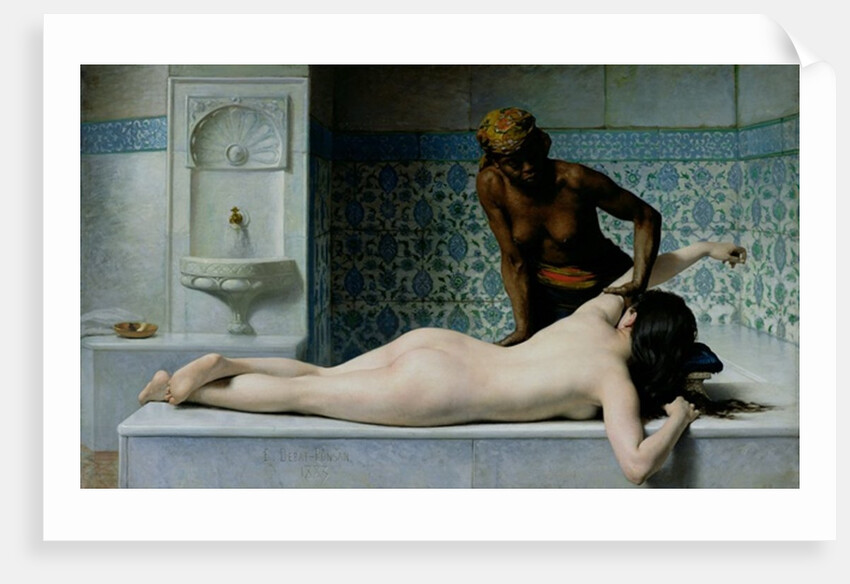 The Massage, 1883 by Edouard Debat-Ponsan