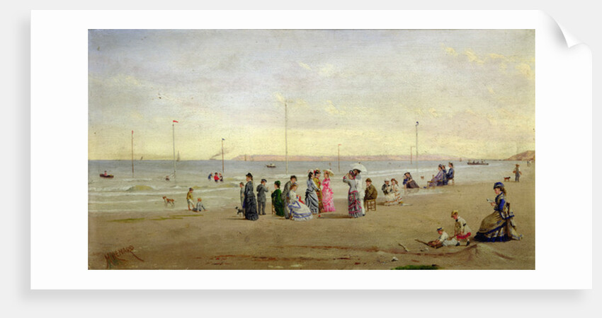 Seaside at Trouville by Henri Renard