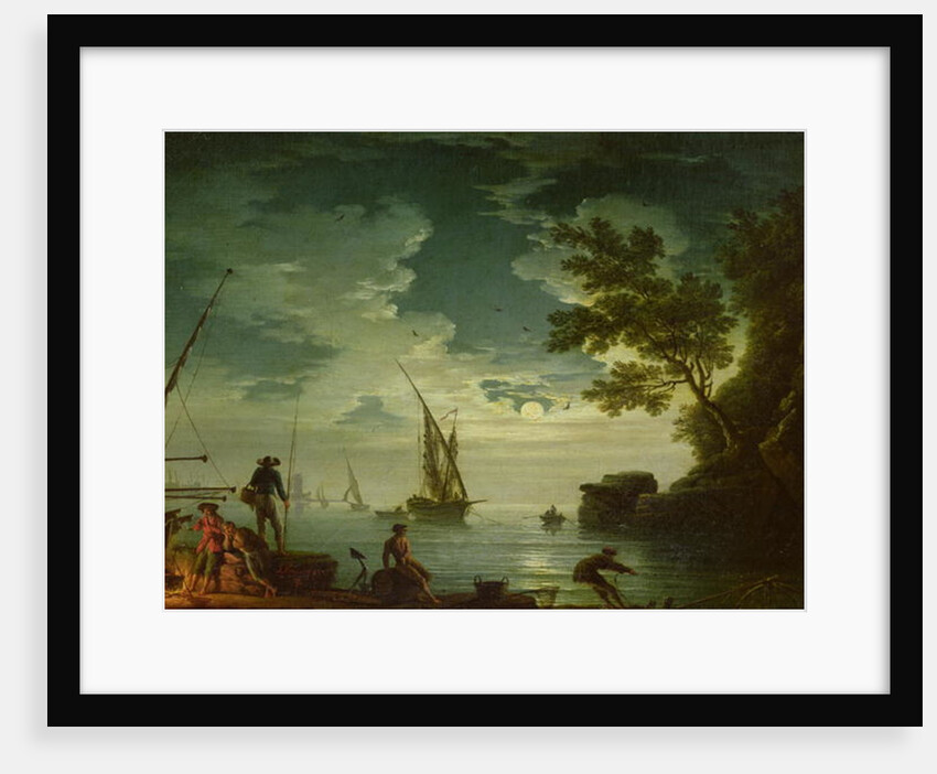 Seascape, Moonlight, 1772 by Claude Joseph Vernet