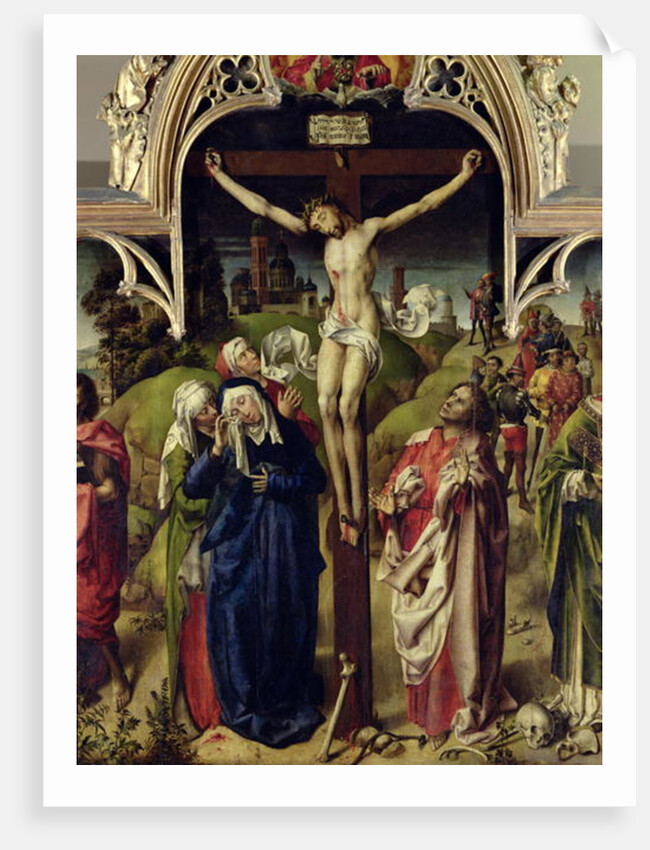 Christ on the Cross, the Holy Women and St. John the Evangelist by French School