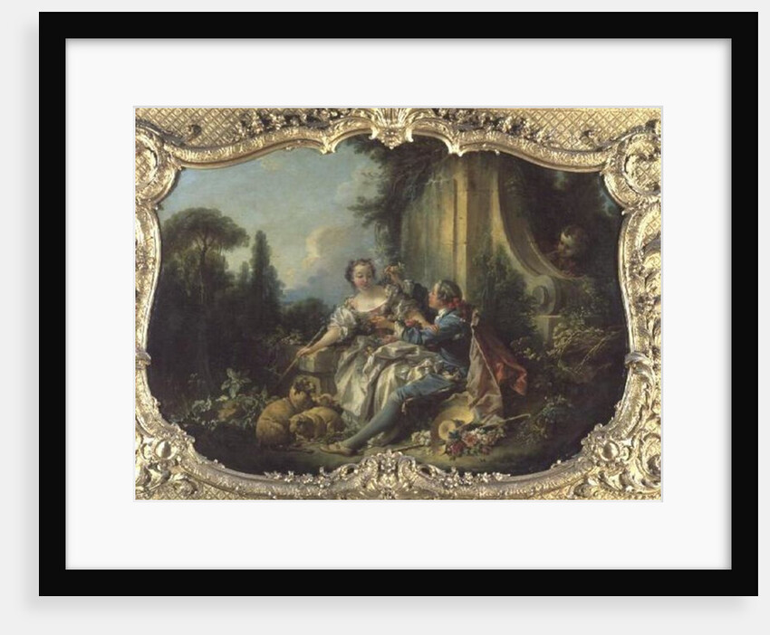The Gallant Shepherd by Francois Boucher