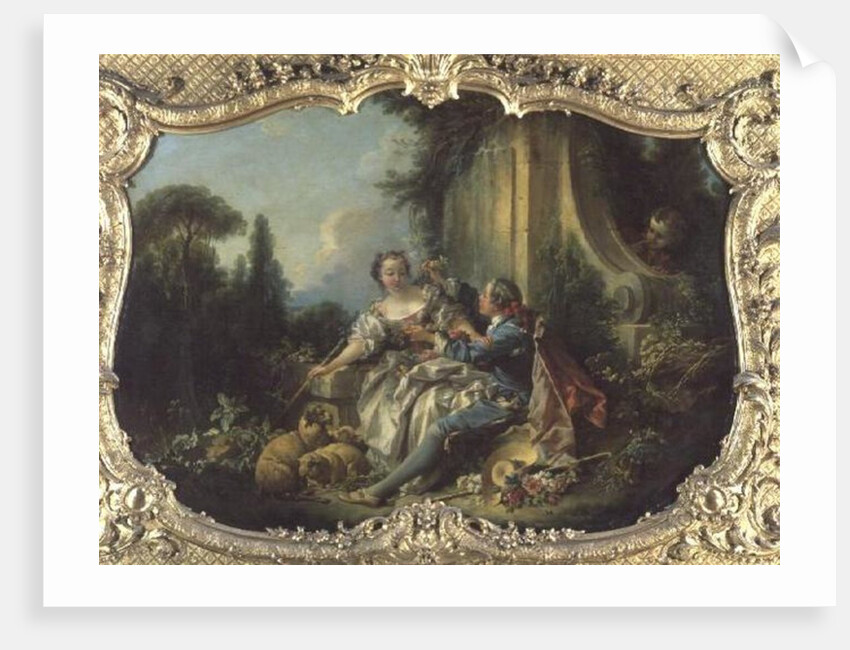 The Gallant Shepherd by Francois Boucher