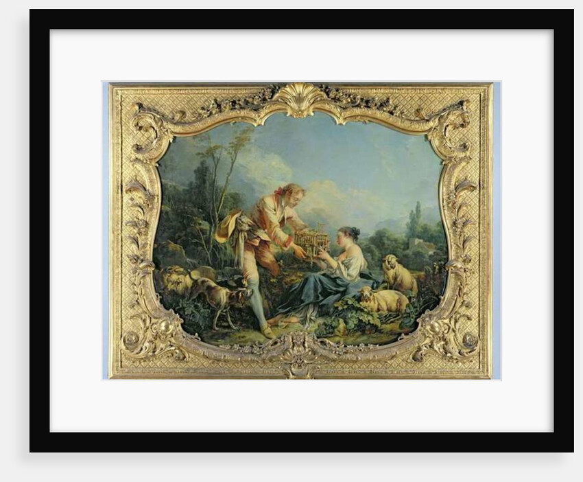 The Obliging Shepherd by Francois Boucher