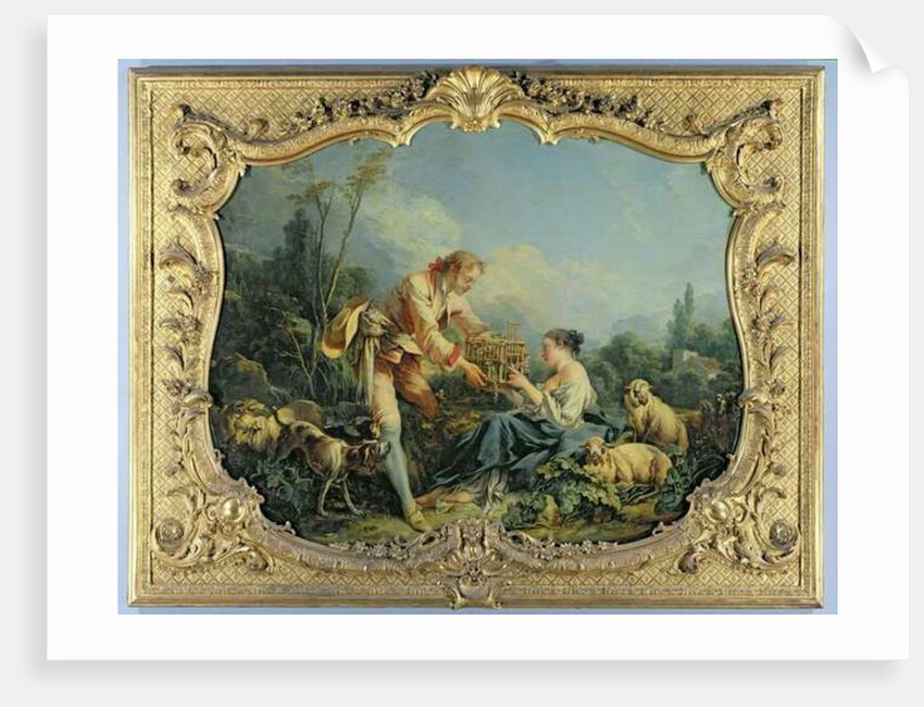 The Obliging Shepherd by Francois Boucher