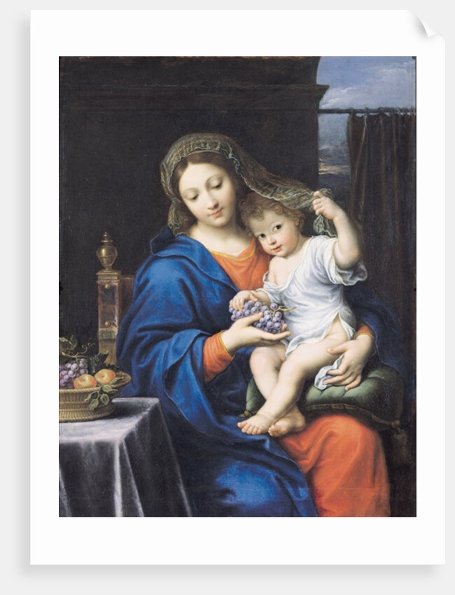 The Virgin of the Grapes, 1640-50 by Pierre Mignard