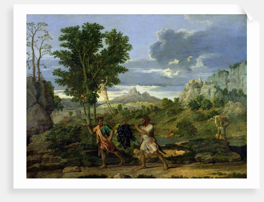 Autumn, or the Bunch of Grapes Taken from the Promised Land, 1660-64 by Nicolas Poussin