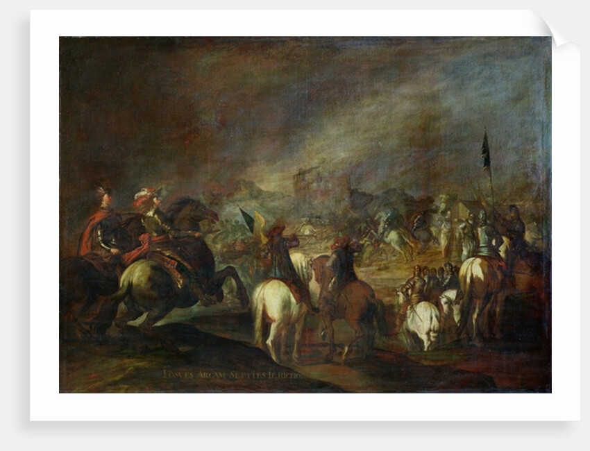 Joshua at the walls of Jericho by Esteban March